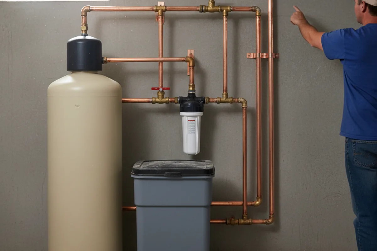 Whole-house water treatment system installed in Diana